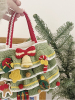 圣诞树手工编织包包diy材料包自制(包自制)钩针毛线手提斜跨包送女朋友