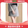 日本直邮mercuryduo女士高腰，格纹短裤裙，可搭配套装独特裙摆开
