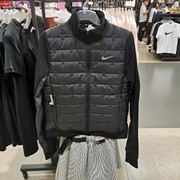 nike耐克女子运动棉服，立领防风保暖跑步训练轻薄夹克dm1533-010