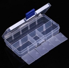 多格透明饰品手工针线材料分类盒