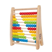 hape彩虹珠算架算盘3-6岁儿童，益智玩具100粒宝宝，男女孩早教学算术