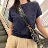 t282小米家韩国女装新简约(新简约)纯棉短袖卫衣t恤夏季上衣短款显瘦显高