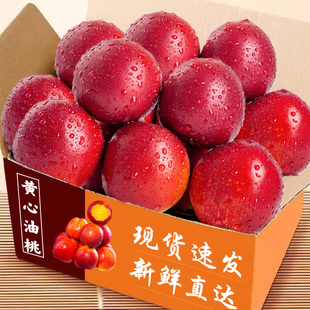 黄心油桃5斤桃子应季当季新鲜水果整箱黄肉超甜脆桃蜜桃10水