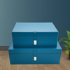 新中式现代简约木质首饰盒绿白色饰品盒样板房收纳盒软装饰品摆件