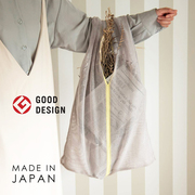 原田织物日本进口环保，购物袋便携折叠手提袋，编织收纳包