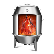 烤鸭炉木炭商用宽烧鸭炉烤鸡炉，不锈钢烧烤炉吊炉烤鹅炉烤鸭机