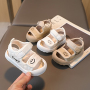 奥特莱斯好物婴儿鞋宝宝学步笑脸凉鞋0-1-3岁软底男女宝宝鞋