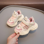 儿童鞋子2024春款男童软底防滑运动鞋小童宝宝女童透气老爹鞋