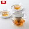 Kinto日本进口耐热玻璃茶壶不锈钢过滤网茶杯茶具花茶壶 冲茶器