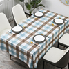 布艺桌布防水防油免洗防烫北欧pvc正方形餐桌布，桌垫家用方桌台布