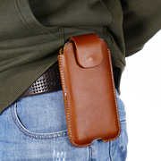 适用于索尼Xperia 1 III手机包户外保护套真皮挂腰包穿皮带手机包