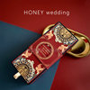 中国风喜字结婚喜糖盒创意翻盖网红礼盒中式红色系桌糖套装
