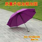 10骨折叠彩虹，雨伞女黑胶自动伞广告伞遮阳伞印字