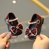 春秋女宝宝公主小皮鞋女童单鞋，1一2岁婴，儿童小童防滑学步鞋子