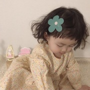韩国ins少女心小网红同款洋气简约大花朵儿童发夹边夹BB夹