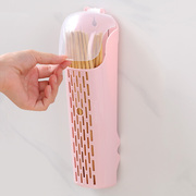 防尘长条可挂筷子笼壁挂免打孔筷筒筷架多功能餐具收纳盒带盖沥水