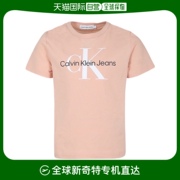 香港直邮CALVIN KLEIN 男童T恤 IU0IU00460JTFC短袖圆领