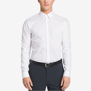 Calvin Klein/凯文克莱CK男士长袖衬衫纯色商务时尚正装衬衣