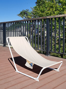 户外沙滩椅躺椅便携式可携带躺椅午休床露营简易午睡椅野营椅休闲