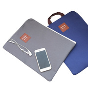 韩国拉链多层a4文件袋，手提ipad电脑包手机，牛津帆布公文包
