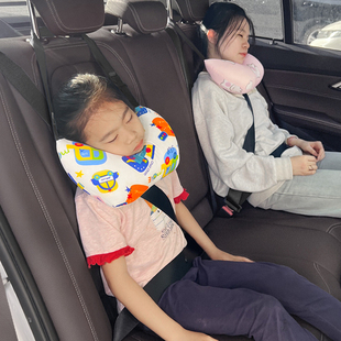 u型枕护颈枕儿童汽车，安全座椅护头枕，旅行睡觉婴儿汽车可水洗枕头