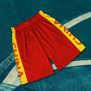 sd中国队配色健身跑步街头篮，球裤篮球短裤男运动裤，训练裤街球速干