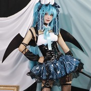 初音小浣熊cosplay服装联动miku小恶魔cos服二次元动漫套装女