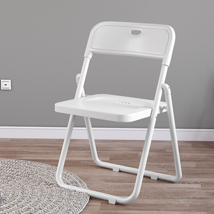 简易折叠椅子家用靠背椅办公椅会议椅培训椅，户外塑料椅成人高凳子(高凳子)