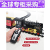 日本遥控小火车玩具汽车男孩电动轨道车套装模型仿真蒸汽小火