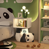 熊猫床头柜大型落地摆件，边几创意儿童卧室客厅，电视沙发旁2024