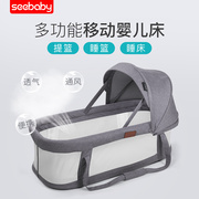 新生婴儿多功能便携式宝宝睡篮手提车载可折叠提篮安全婴儿床