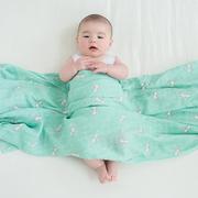 2023春秋母婴用品竹纤维婴儿包巾，夏卡通(夏卡通)印花儿童浴巾宝宝包被盖毯