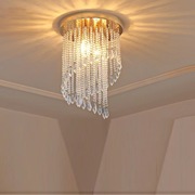 跨境轻奢现代水晶吸顶灯过道走廊衣帽间创意个性入户玄关吸顶灯具
