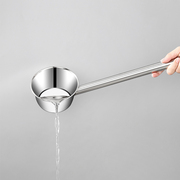 无磁不锈钢水瓢舀水勺厨房水漂勺子，长柄大号盛汤勺，长把家用水舀子
