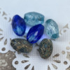 捷克珠玻璃珠刻面橄榄珠，12x8mmdiy手工饰品材料配件散珠