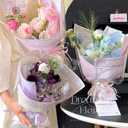 心悠母亲节爱的呵护系列鲜花花束包装纸康乃馨芍药包装材料