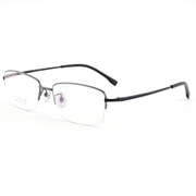 厂纯钛眼镜 半框眼镜 商务男近视镜框钛眼镜框复古 配镜 7807促