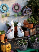 猫咪摆件园艺小清新庭院装饰树脂工艺品家居饰品创意花园花盆造景