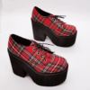 antaina松糕厚底鞋，苏格兰风格休闲鞋，增高鞋欧洲站女鞋9618