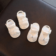 婴儿鞋夏季步前鞋女宝宝，凉鞋6一12月789学步0一1岁夏天新生儿鞋子
