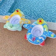 儿童泳圈座圈带方向盘小汽车泳圈飞机，座圈小黄鸭，座圈儿童水中泳圈
