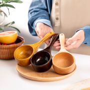 汤勺盛汤大号日式家用厨房木质勺，子盛粥稀饭舀水瓢喝汤匙嗦粉长柄