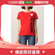 香港直邮Moschino奧莉佛女士T恤简约复古日常W4F301Q-E1698-O88