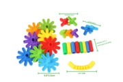 花型积木塑料，儿童益智玩具智力宝宝，拼装玩具yh698b