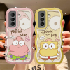 适用三星S21手机壳时尚少女galaxy s21fe保护套ins可爱女学生samsung s21+个性卡通s21ultra搞怪海绵宝宝s2l