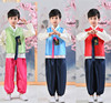 男童韩服少数民族服儿童演出服，男孩朝鲜族舞蹈服幼儿园表演服