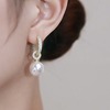 一恋耳扣式耳环甜美珍珠耳环女2024时尚气质银针耳饰品女