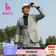 SVG春夏高尔夫复古小西装男士休闲外套商务时尚百搭帅气潮流