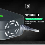 自动断电温控保护脉冲防反接静音电动车电瓶智能充电器48v60v72v