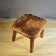 黑胡桃木小板凳儿童实木客厅，家用茶几矮凳，创意简约时尚换鞋凳北欧